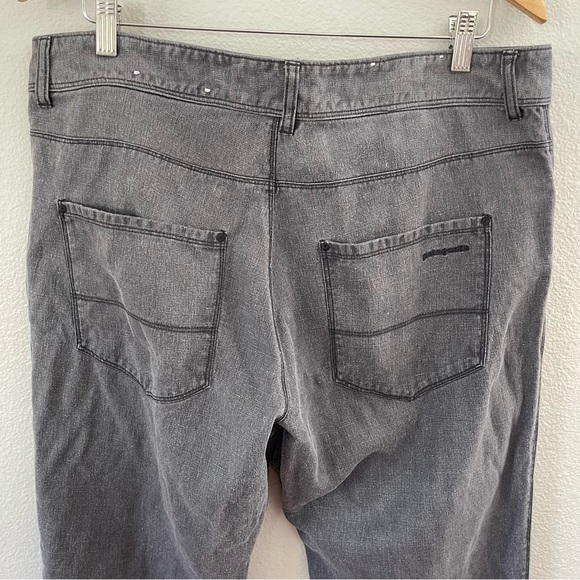 Patagonia Vintage 2000s Y2K Gray Hemp Blend  Chinos Size 36x33 - Picture 4 of 7